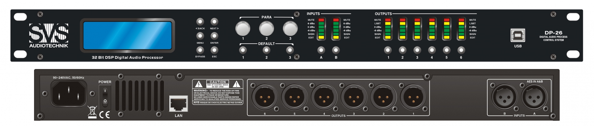 SVS Audiotechnik DP-26 Цифровой процессор: 2 входа 6 выходов в Аргуне