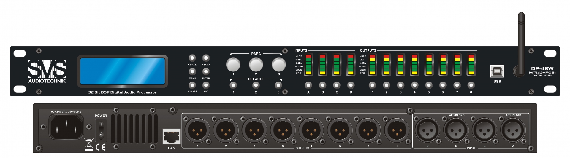 SVS Audiotechnik DP-48W Цифровой процессор: 4 входа 8 выходов в Аргуне