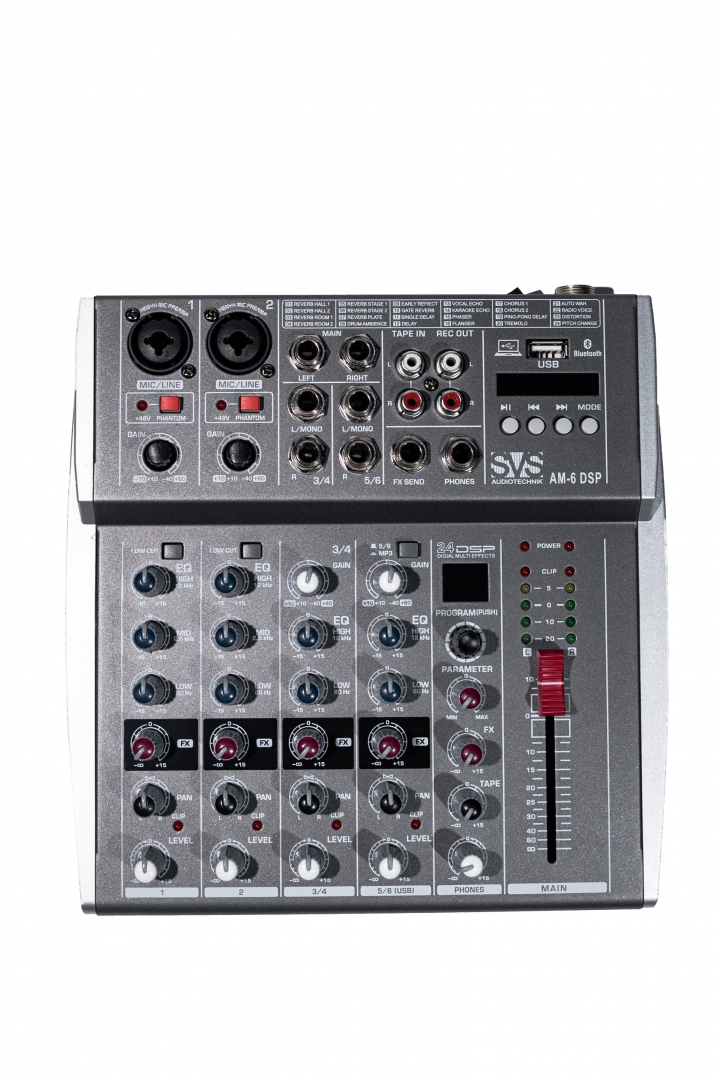 SVS Audiotechnik mixers AM-6 DSP Микшерный пульт аналоговый, 6-канальный SVS Audiotechnik mixers в Аргуне