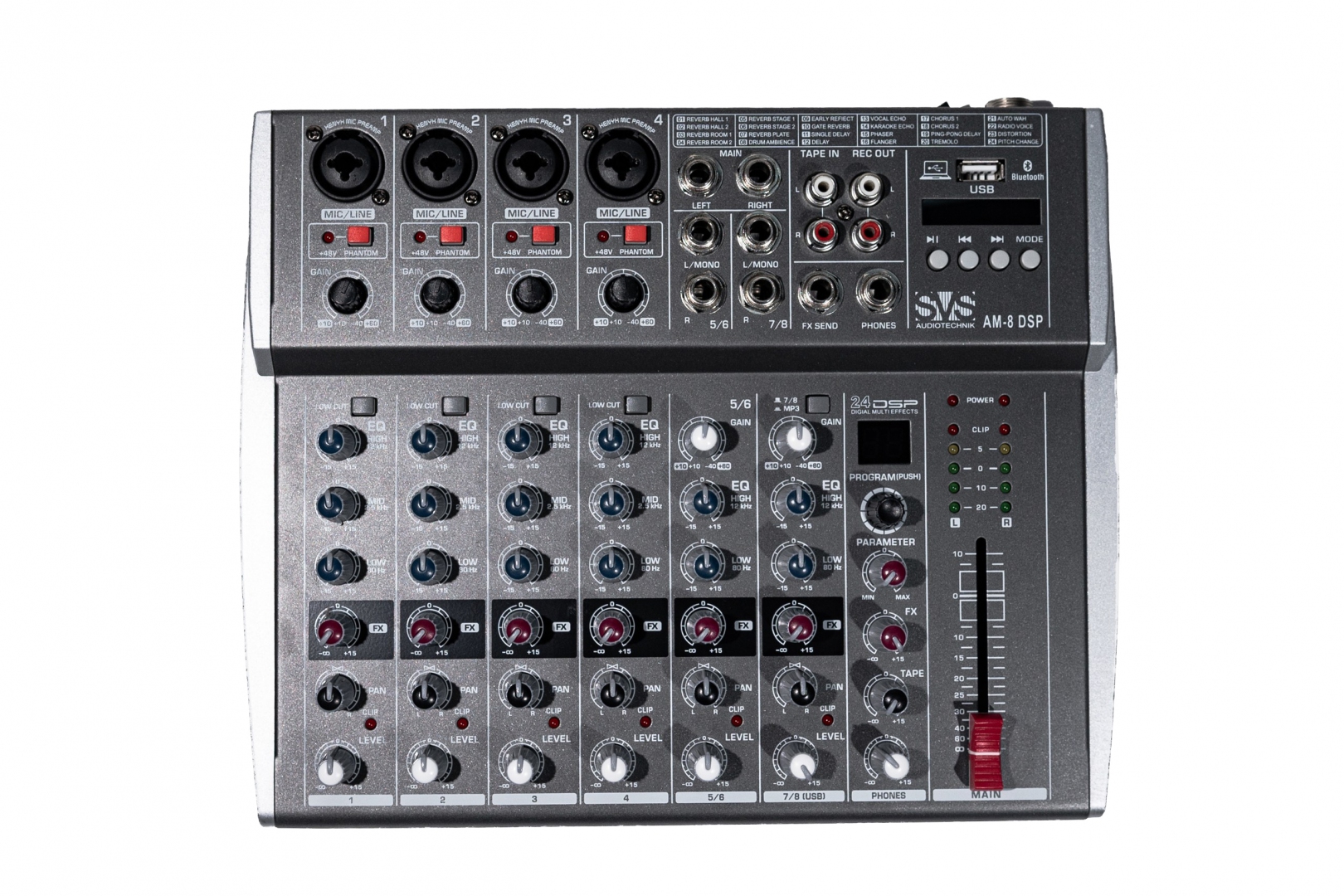 SVS Audiotechnik mixers AM-8 DSP Микшерный пульт аналоговый, 8-канальный в Аргуне